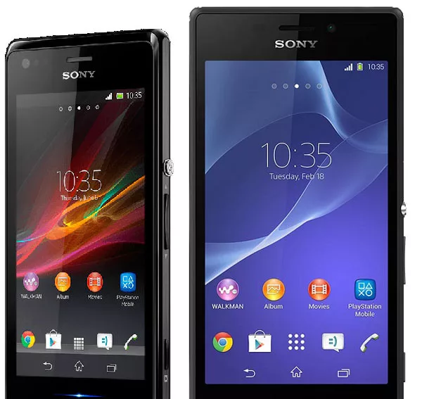 Comparativa Sony Xperia M Vs Sony Xperia M2