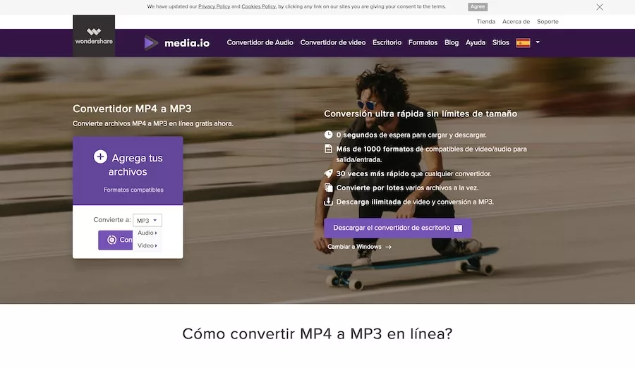 Convertidor De Mp4 A Mp3 7 Conversores Online Para Convertir Video